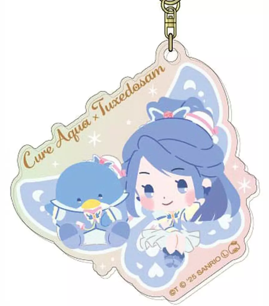 5.キュアアクア×タキシードサム オーロラアクリル 「Yes! プリキュア5GoGo!×サンリオキャラクターズ」