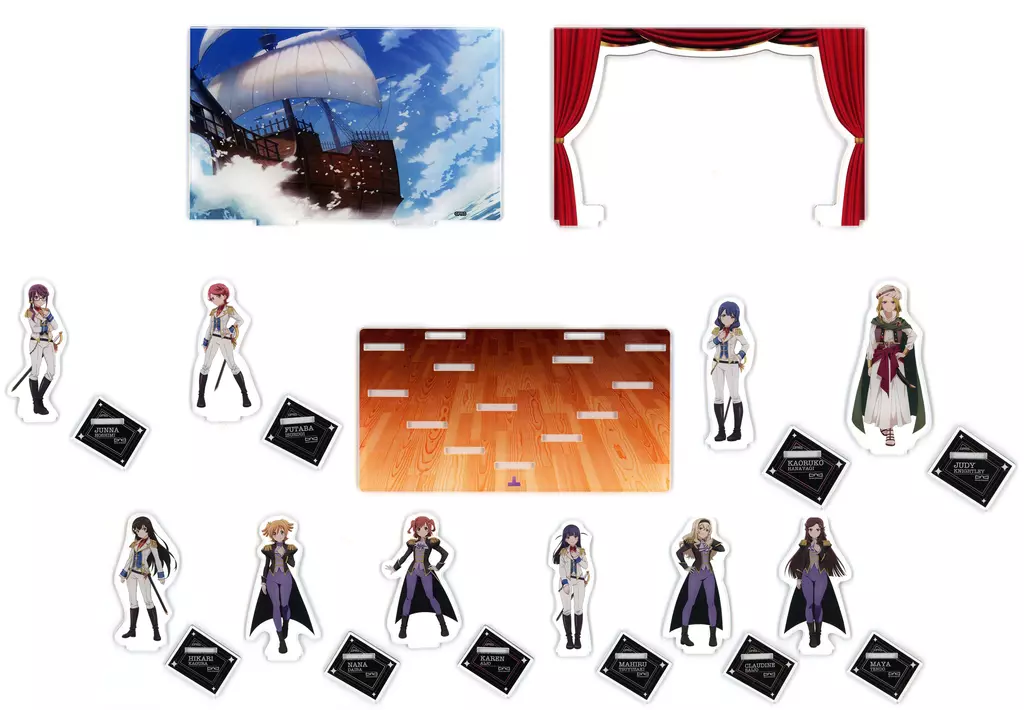 集合 アクリルスタンドコンプセット(10種セット)＋ジオラマ 「少女☆歌劇 レヴュースタァライト 舞台奏像劇 遙かなるエルドラド 書店コラボキャンペーン」