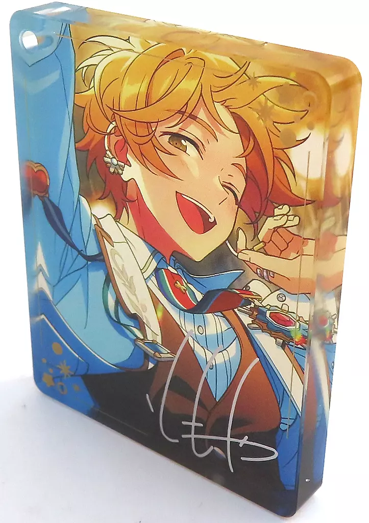 真白友也 「あんさんぶるスターズ!! ENSEMBLE HOLIDAY!!×animatecafe CoLotta vol.5(トレーディングアクリルプレート) Cグループ」（チェーン欠品）