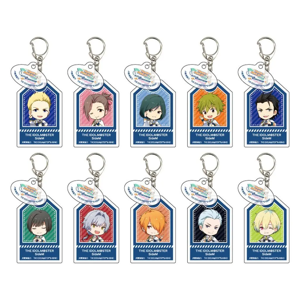 全10種セット 「TR＠VEL MEDLEY!!!!!! with THE IDOLM＠STER Series～あなたの旅をプロデュースしちゃいマス♪～ JR東海×アイドルマスター SideM アクリル」