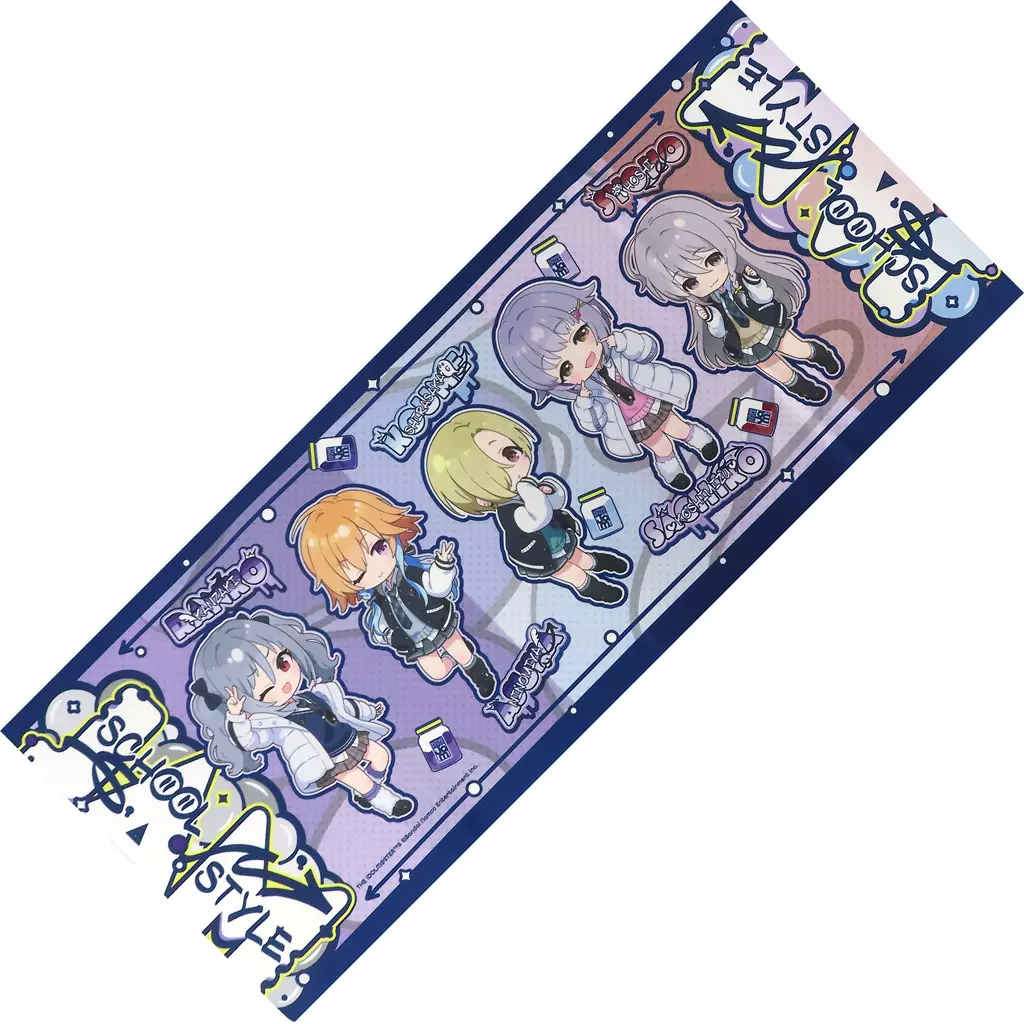集合 AFTERSCHOOL STYLEJAM ちびキャラ フェイスタオル Ver.1 「アイドルマスター シンデレラガールズ 『AFTERSCHOOL STYLEJAM』 POP UP SHOP in SHIBUYA TSUTAYA」