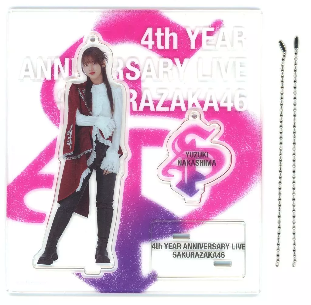 中嶋優月(櫻坂46) アクリルスタンド(4th ARENA TOUR IN 東京ドーム オープニング衣装) 「4th YEAR ANNIVERSARY LIVE」
