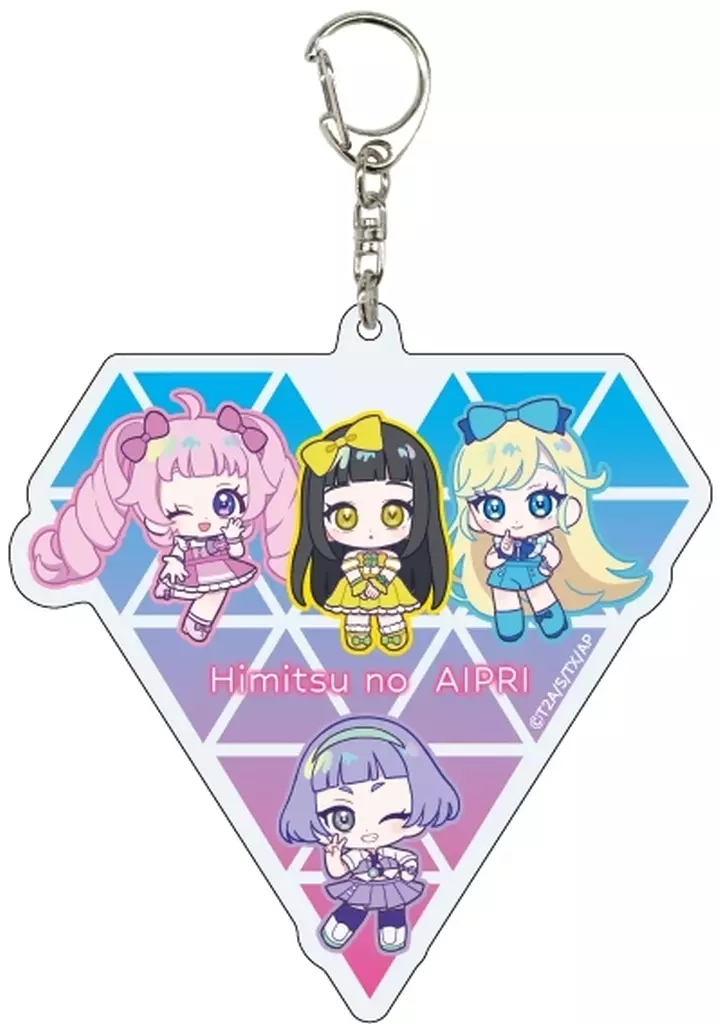 01.ひまり＆みつき＆つむぎ＆チィ(アイプリバースver.) ミニキャライラスト デカアクリル 「ひみつのアイプリ」