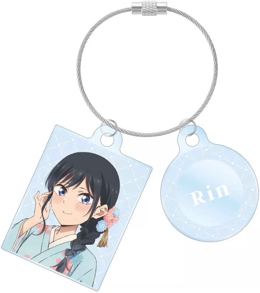 七倉凛(和服ver.) 描き下ろし 2連ワイヤーアクリル 「疑似ハーレム」