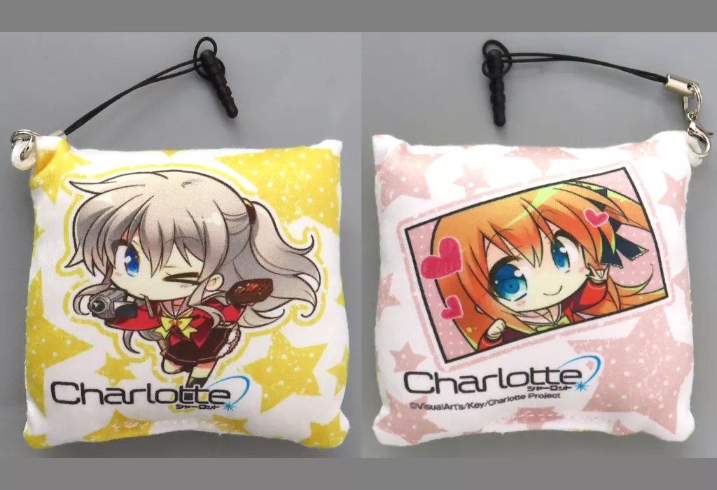 友利奈緒＆西森柚咲 スマホクリーナー 「Charlotte」 電撃G’sコミック 2015年9月号 Vol.16 付録