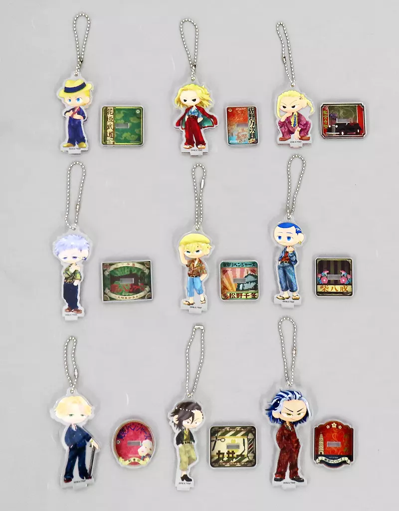 全9種セット 「東京リベンジャーズ×文房具カフェ 文カフェ絵チュードアクリル 描き下ろしver.」