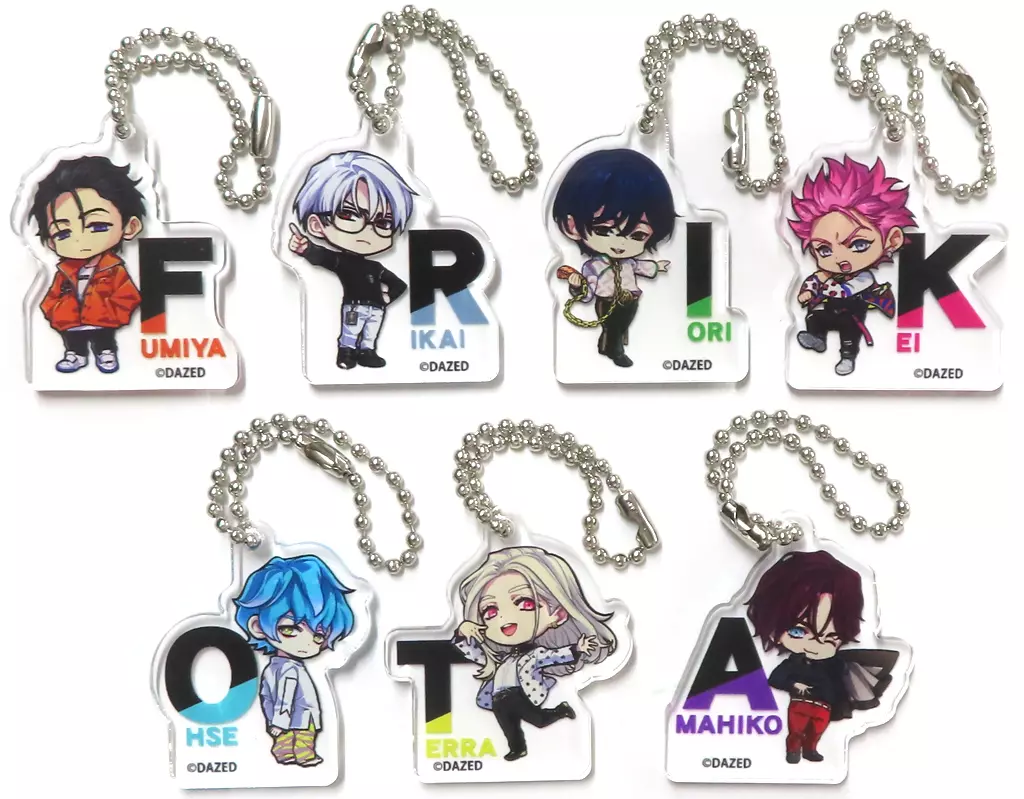 全7種セット 「カリスマ アクリルキーチェーン」