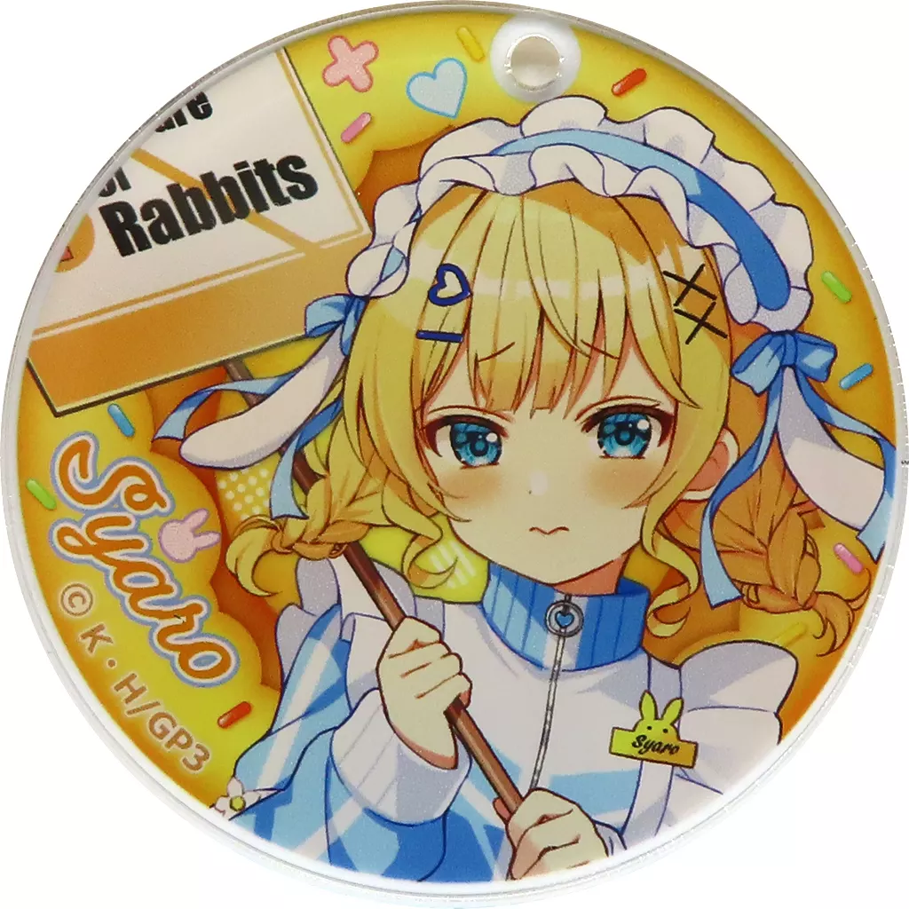 シャロ トレーディングアクリル WELCOME TO OUR CAFES 「ご注文はうさぎですか? BLOOM×Anisugar フルーツドーナツ」 同梱品