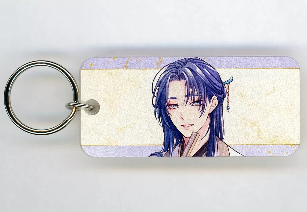 天耀(横型) 「黎明のアルカナ＆王の獣～掩蔽のアルカナ～ 藤間麗先生 描き下ろし 白の礼服ver. トレーディングアクリルキータグ」