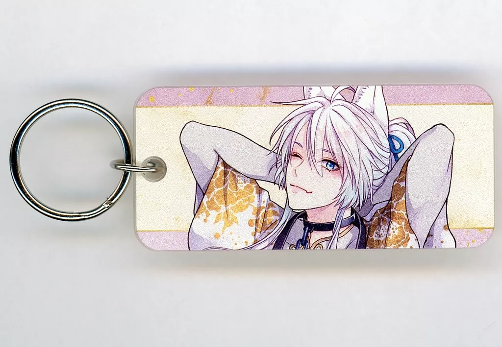 蘇月(横型) 「黎明のアルカナ＆王の獣～掩蔽のアルカナ～ 藤間麗先生 描き下ろし 白の礼服ver. トレーディングアクリルキータグ」