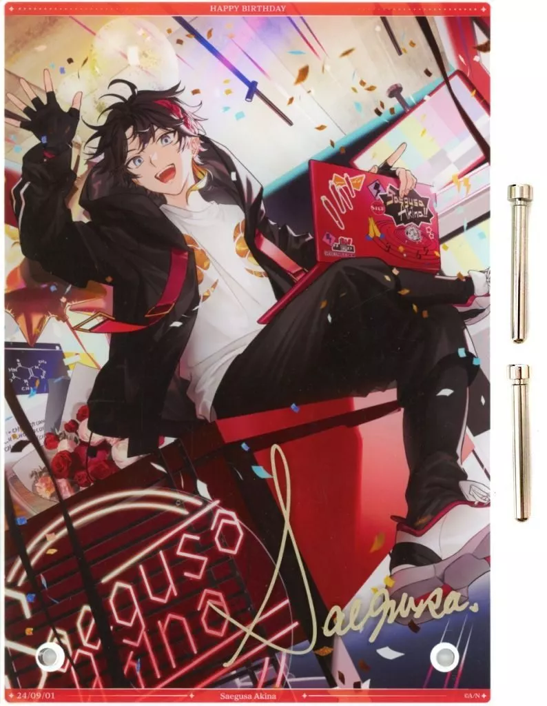 [単品] 三枝明那 A5アクリルパネル(複製直筆サイン入り) 「バーチャルYouTuber にじさんじ 三枝明那 誕生日2024」