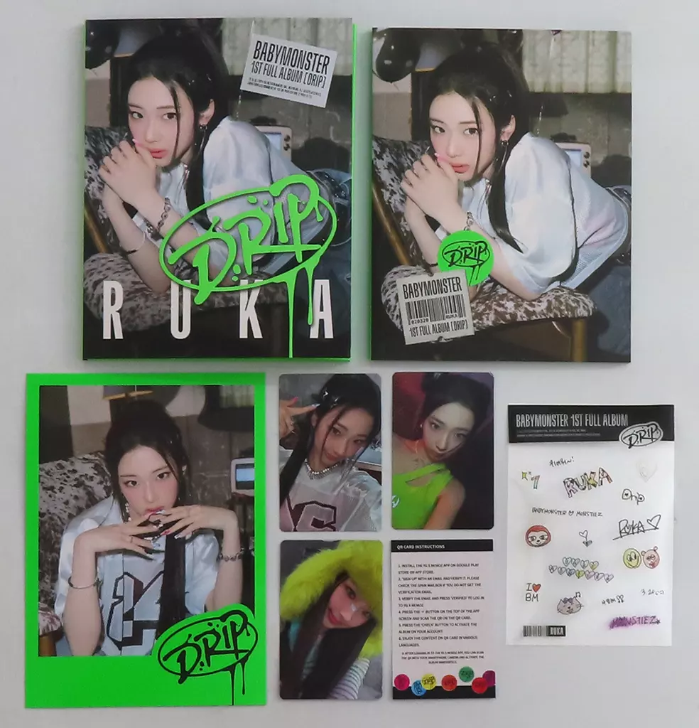 ルカ(BABYMONSTER) QRカード 「DRIP YG TAG ALBUM Ver.」