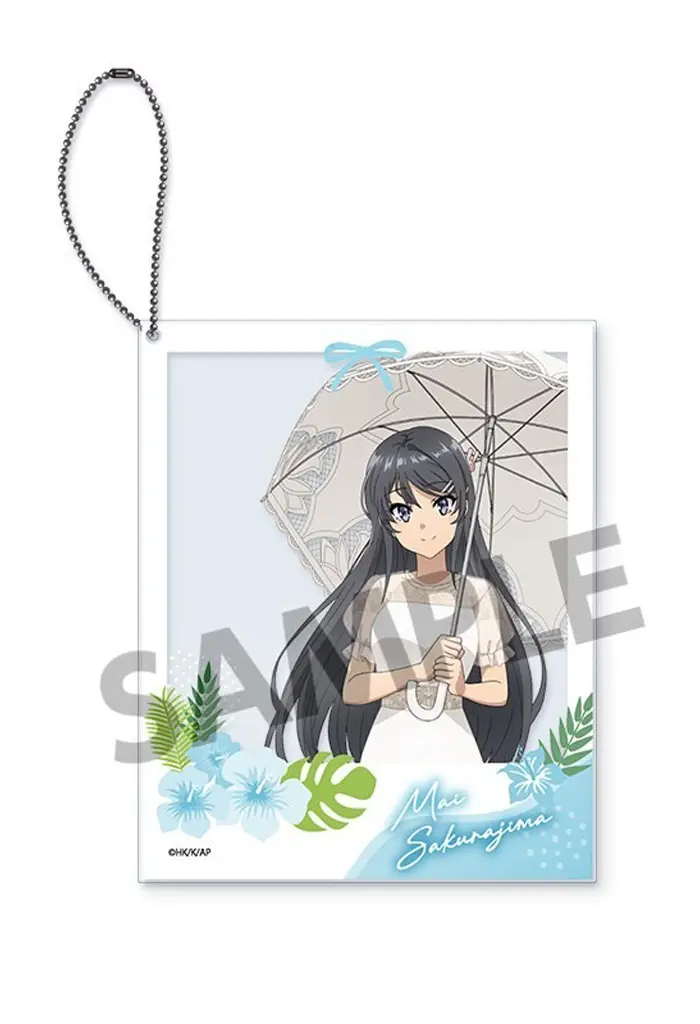 桜島麻衣 バカンス ver. 描き下ろしポラロイド風アクリル 「青春ブタ野郎シリーズ POP UP SHOP ～バカンス～」