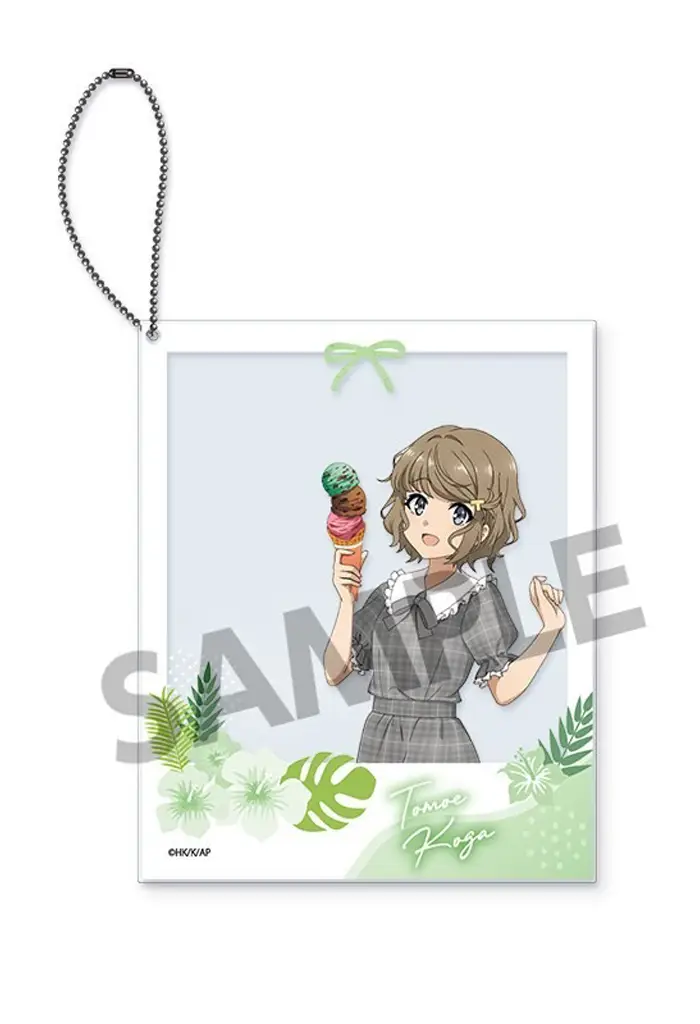 古賀朋絵 バカンス ver. 描き下ろしポラロイド風アクリル 「青春ブタ野郎シリーズ POP UP SHOP ～バカンス～」