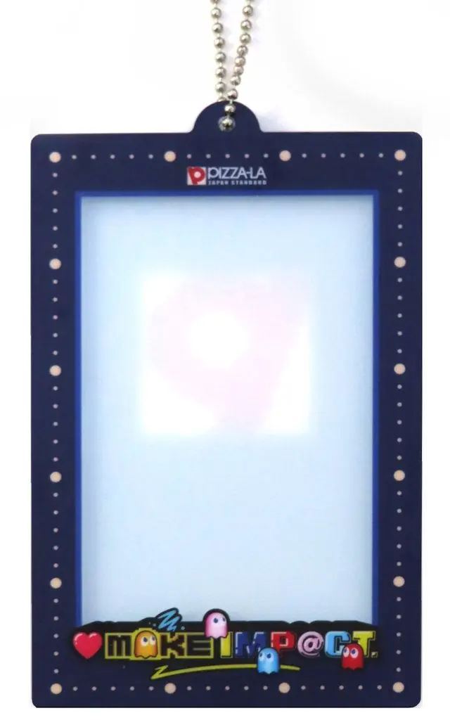 [単品] ロゴ アクリルカードケース 「アイドルマスター×パックマン×ピザーラ パックマスコラボピザ アクリルカードケース付き」 同梱特典
