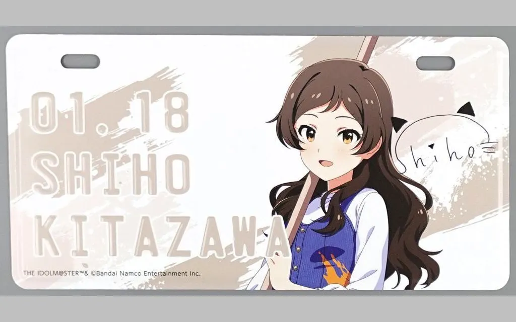 北沢志保 バースデープレート ペインタースタイル 「アイドルマスター ミリオンライブ!シアターデイズ×アトレ秋葉原」