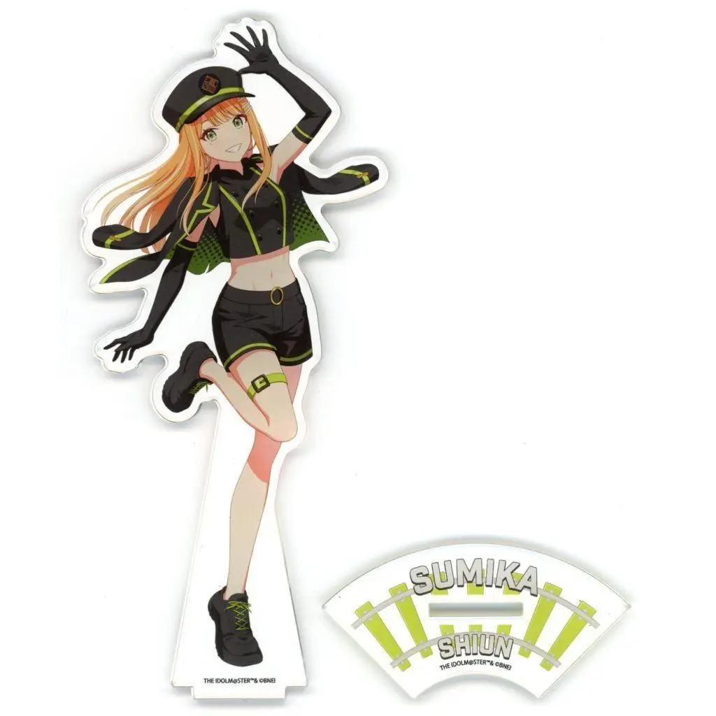 [新品] 80.紫雲清夏 駅員風衣装ver.(描き下ろしイラスト) アクリルスタンド 「学園アイドルマスター」
