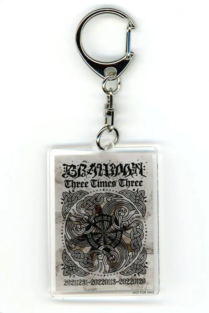 BRAHMAN アクリル 「Blu-ray/DVD Three Times Three」 楽天ブックス購入特典