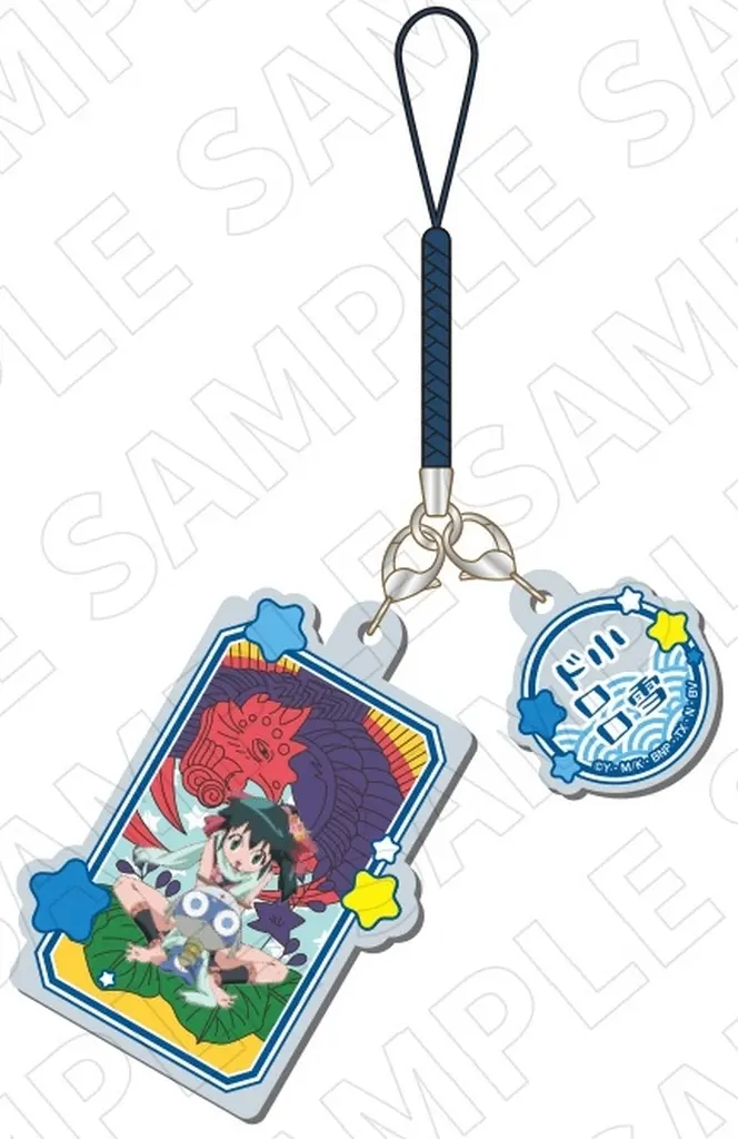 ドロロ＆小雪 キャラディショナルトイ 花札柄アクリル根付 「ケロロ軍曹」