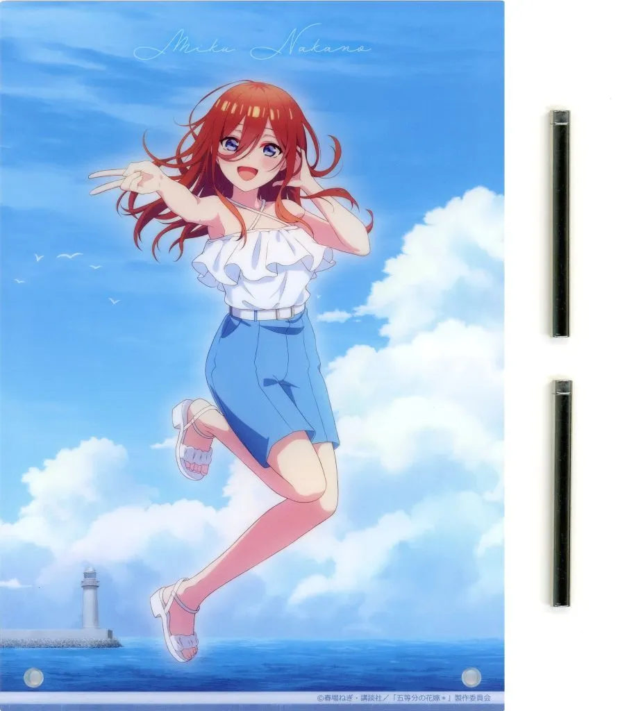 中野三玖 アクリルアートパネル 「きゃらっとくじ 五等分の花嫁＊ ～Blue Summer Days～」 B-3賞_image