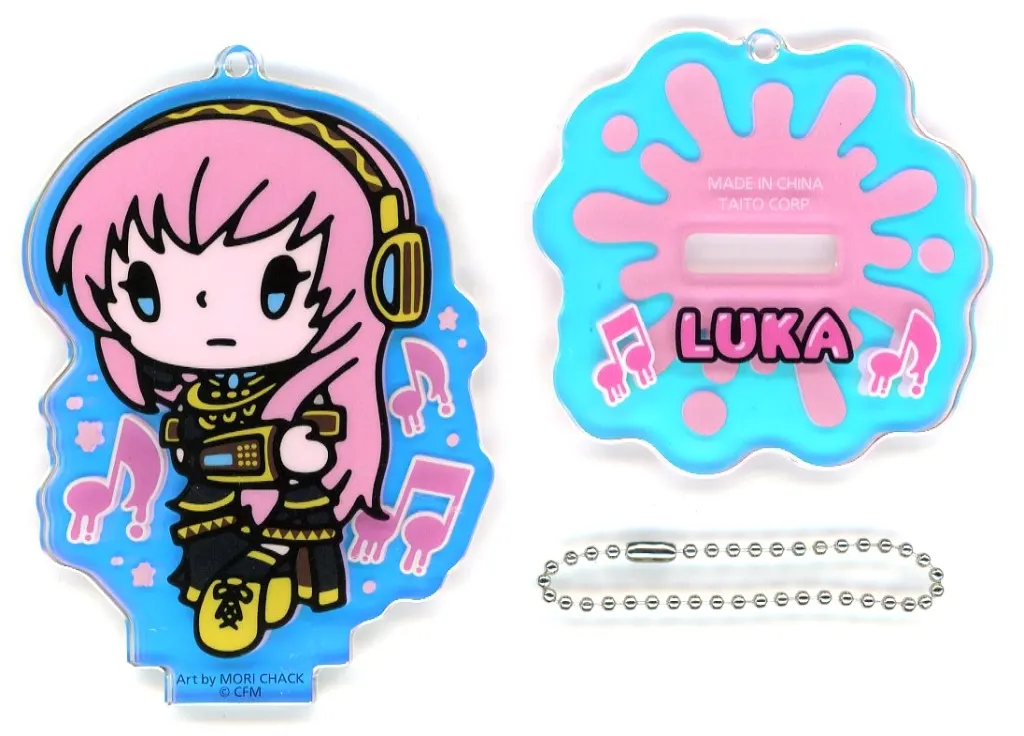 巡音ルカ オーロラクリアスタンドキーチェーン 「チャックスGP×初音ミク」