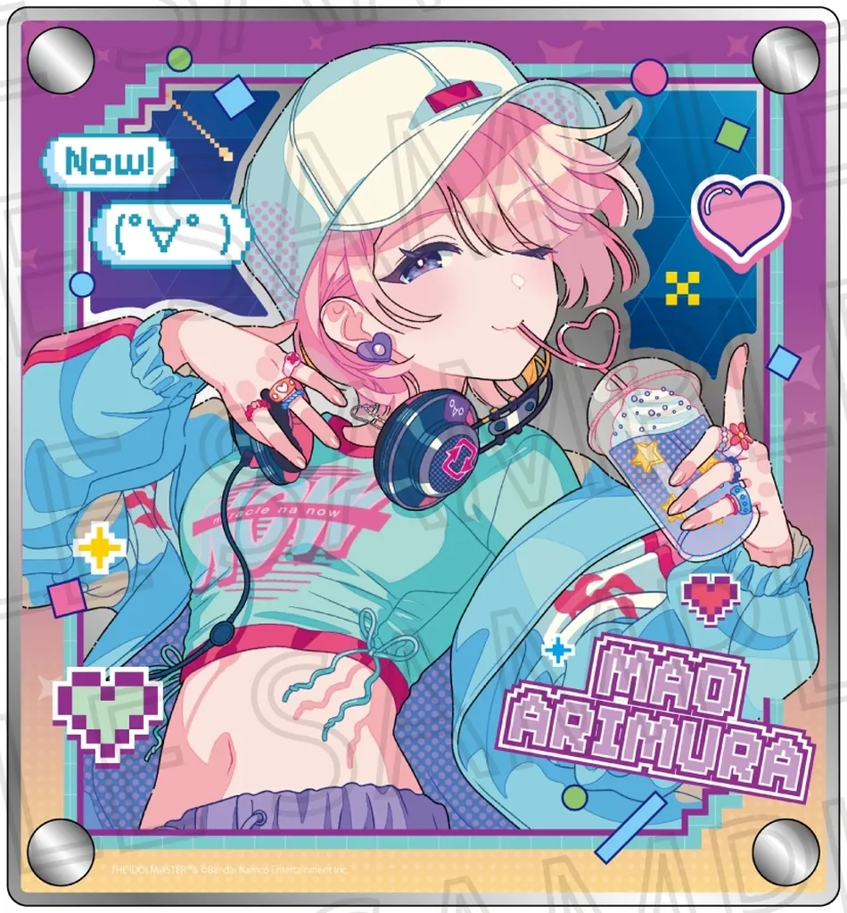 有村麻央 3重アクリルミラープレート ミラクルナナウ(゜∀゜)! 「学園アイドルマスター」