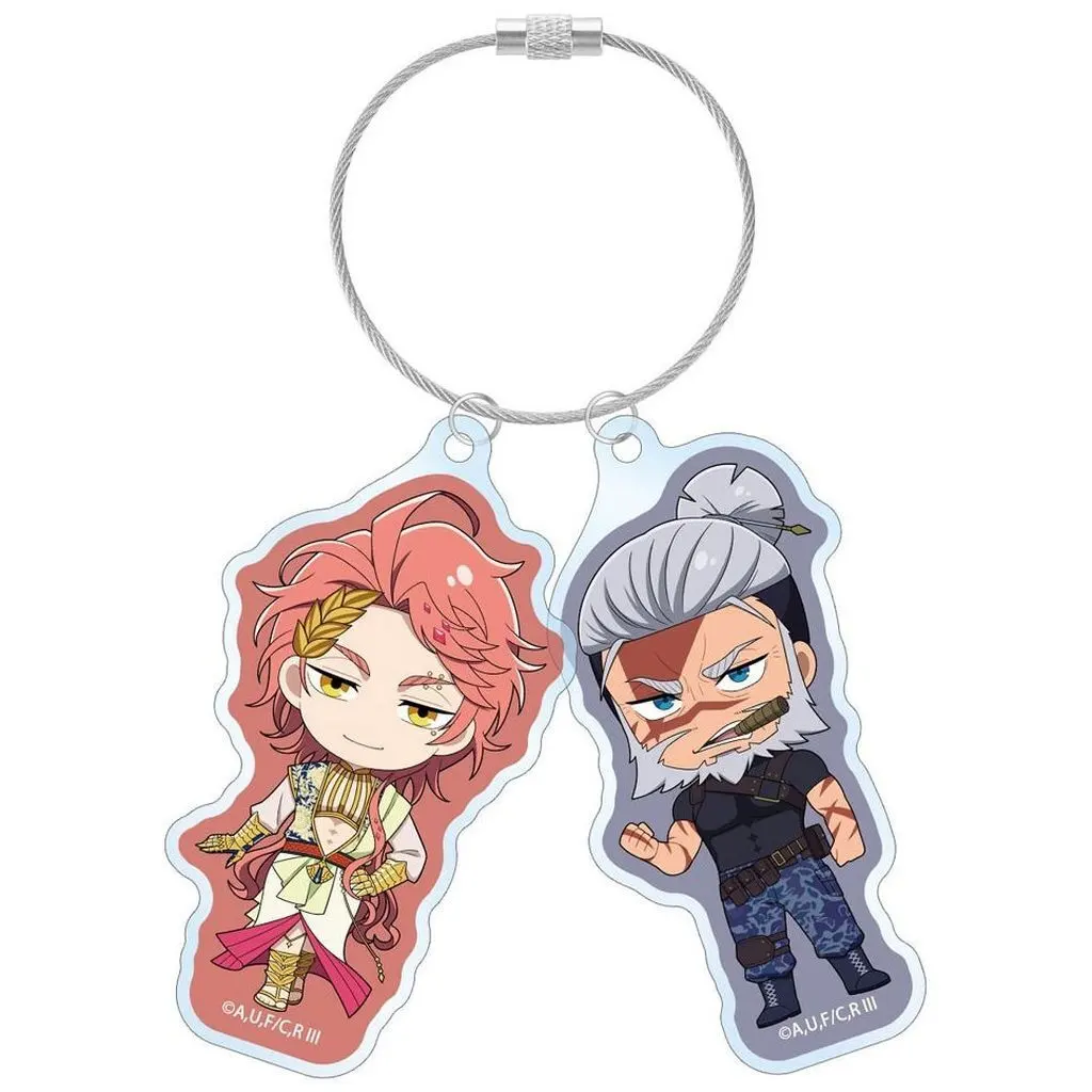 アポロン＆レオニダス王 ちびキャラ 2連ワイヤーBIGアクリル 「終末のワルキューレIII」