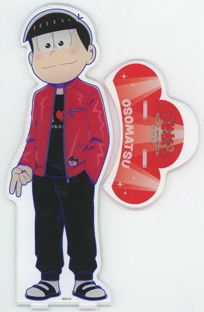 おそ松 ビッグアクリルスタンド 「おそ松さん×マルイ トト子＆にゃー ライブ2022」 エポスカード会員様限定お買い上げ抽選会 A賞_image