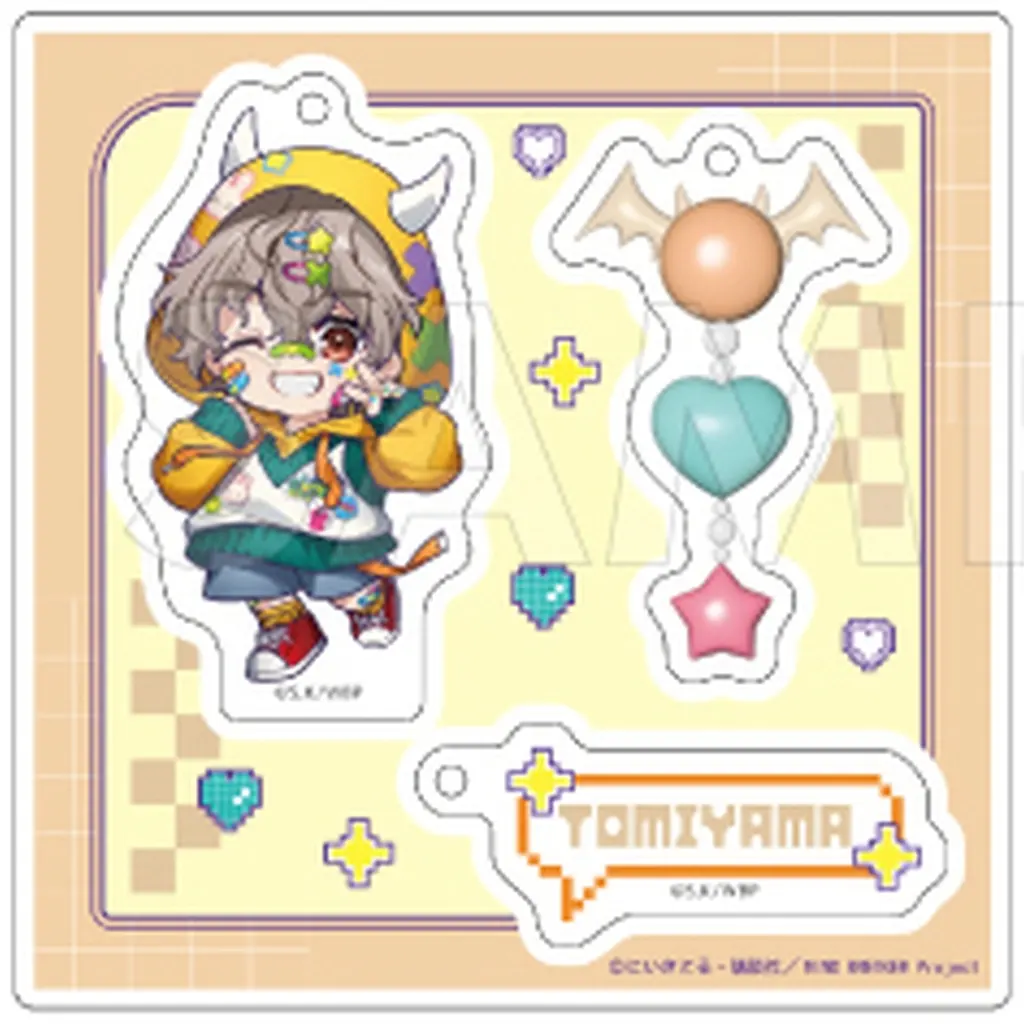 兎耳山丁子 でびデコパーカー ちびキャラver. アクリル 「TVアニメ WIND BREAKER」