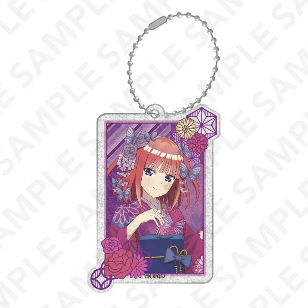 中野二乃 グリッターアクリルチャーム 「五等分の花嫁*」