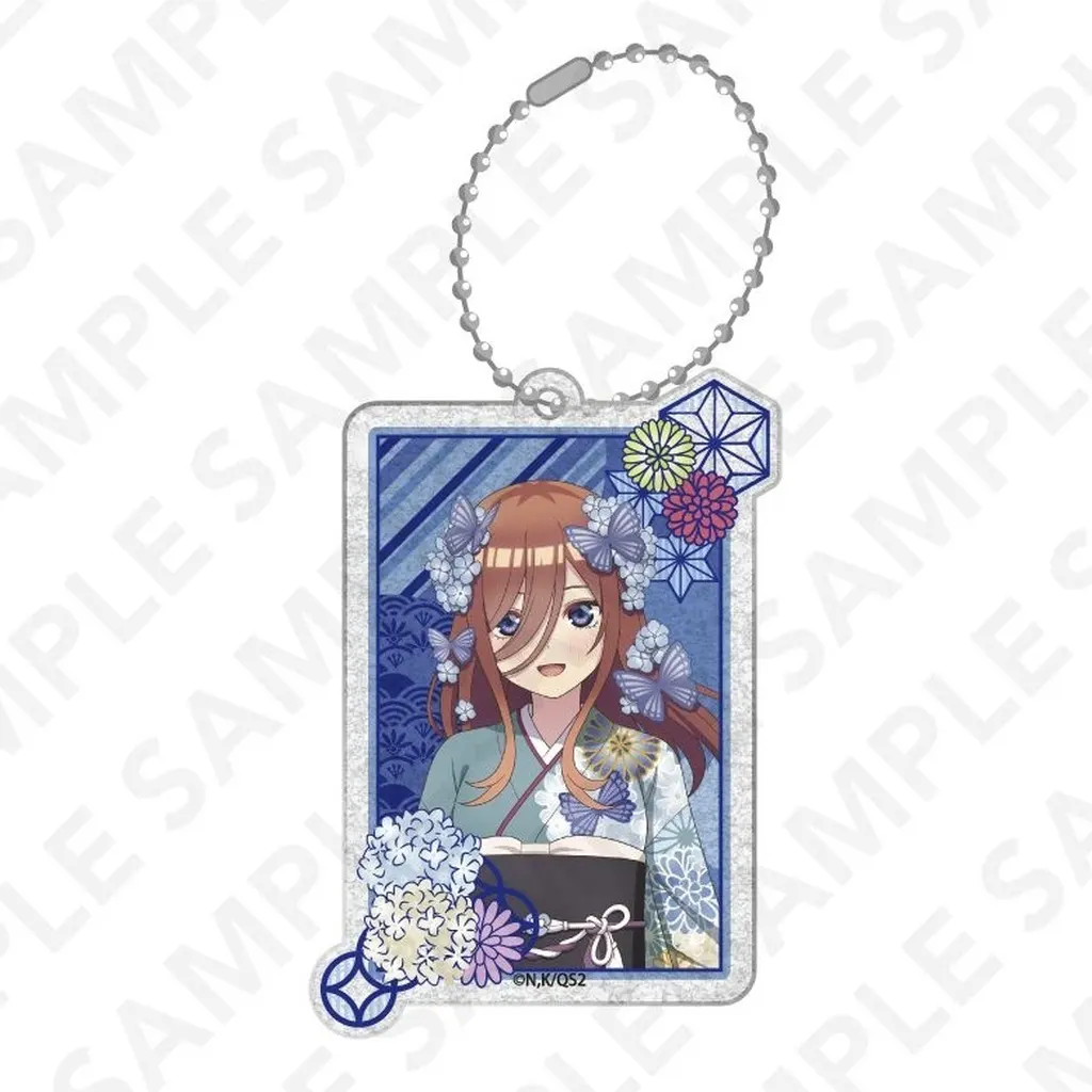 中野三玖 グリッターアクリルチャーム 「五等分の花嫁*」