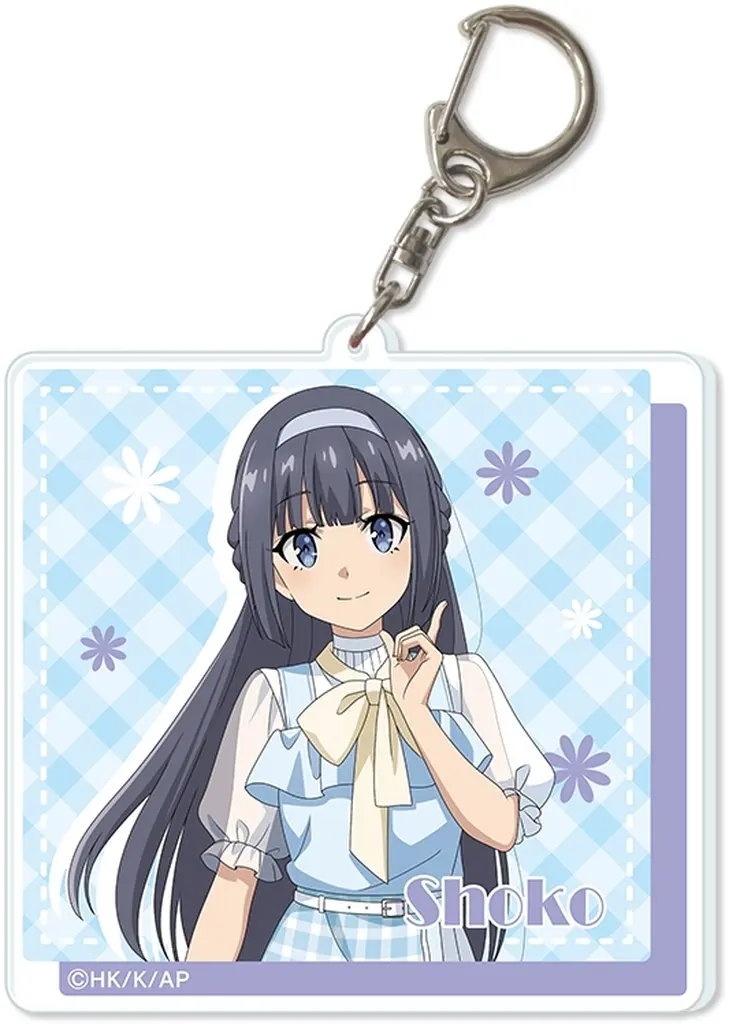 デザイン06(牧之原翔子) 描き下ろし ビッグアクリル サマーチェックver. 「青春ブタ野郎シリーズ」