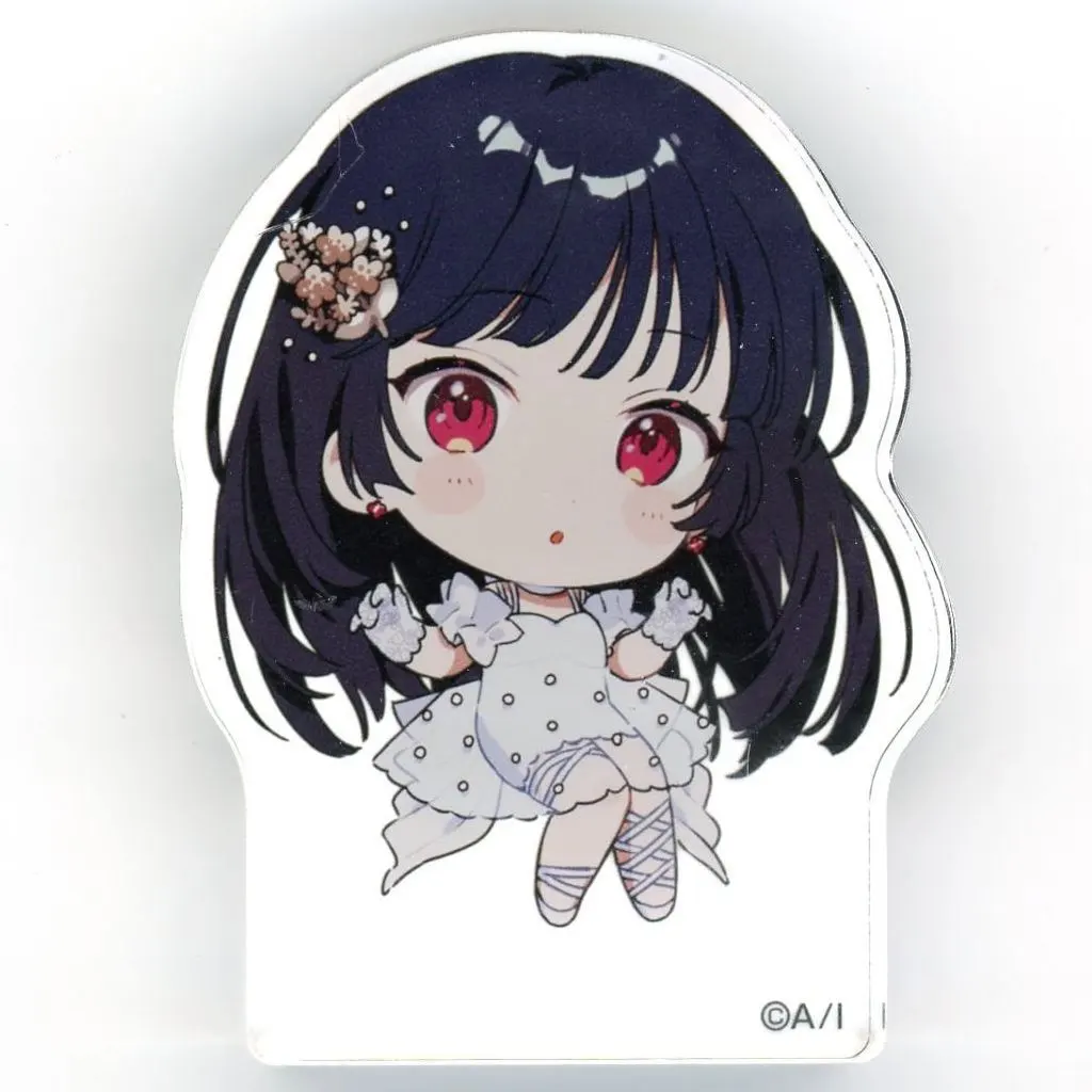 アクリルスタンド・アクリルパネル　リジィ・セイラン 「きみが死ぬまで恋をしたい×アトレ秋葉原 描き下ろしミニキャラアクリルブロックコレクション(ドレスアップ) 8th Anniversary ver.」