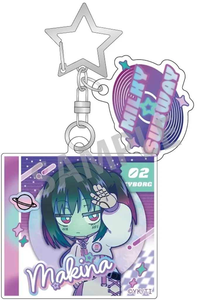 マキナ ダブルパーツアクリル 描き起こし第3弾 COSMOS☆IDOL 「銀河特急 ミルキー☆サブウェイ」