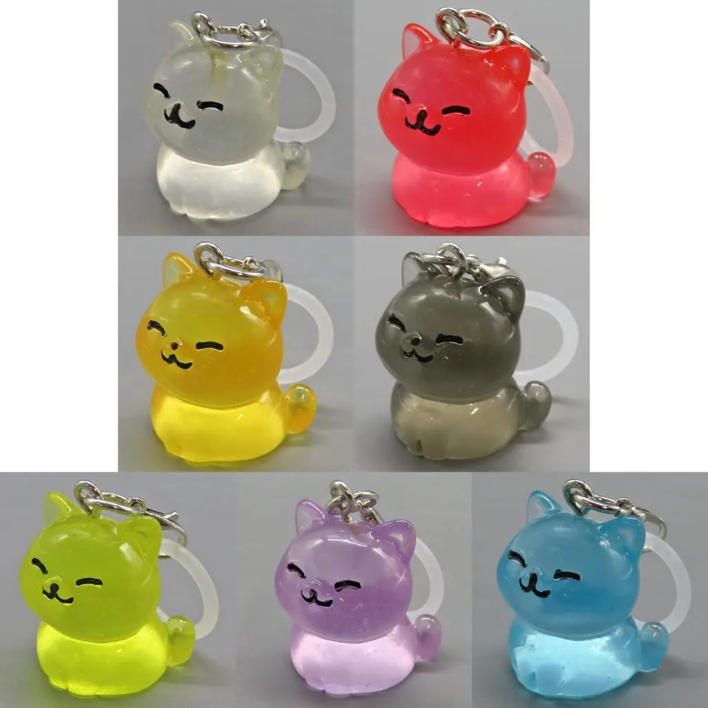 全8種セット 「Candy Clear Cat’s ちゅるんとめじるしクリアチャーム」