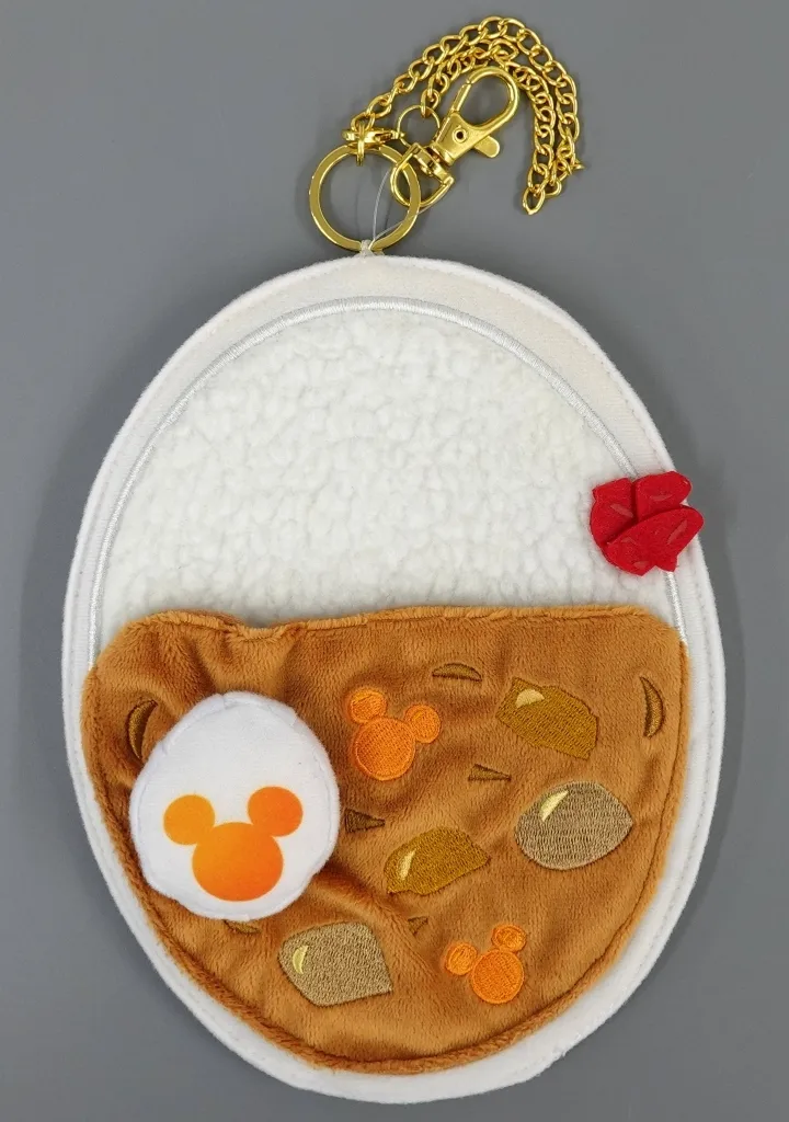 カレーライス ポケット付きキーチェーン 「ディズニー」 ディズニーストア限定