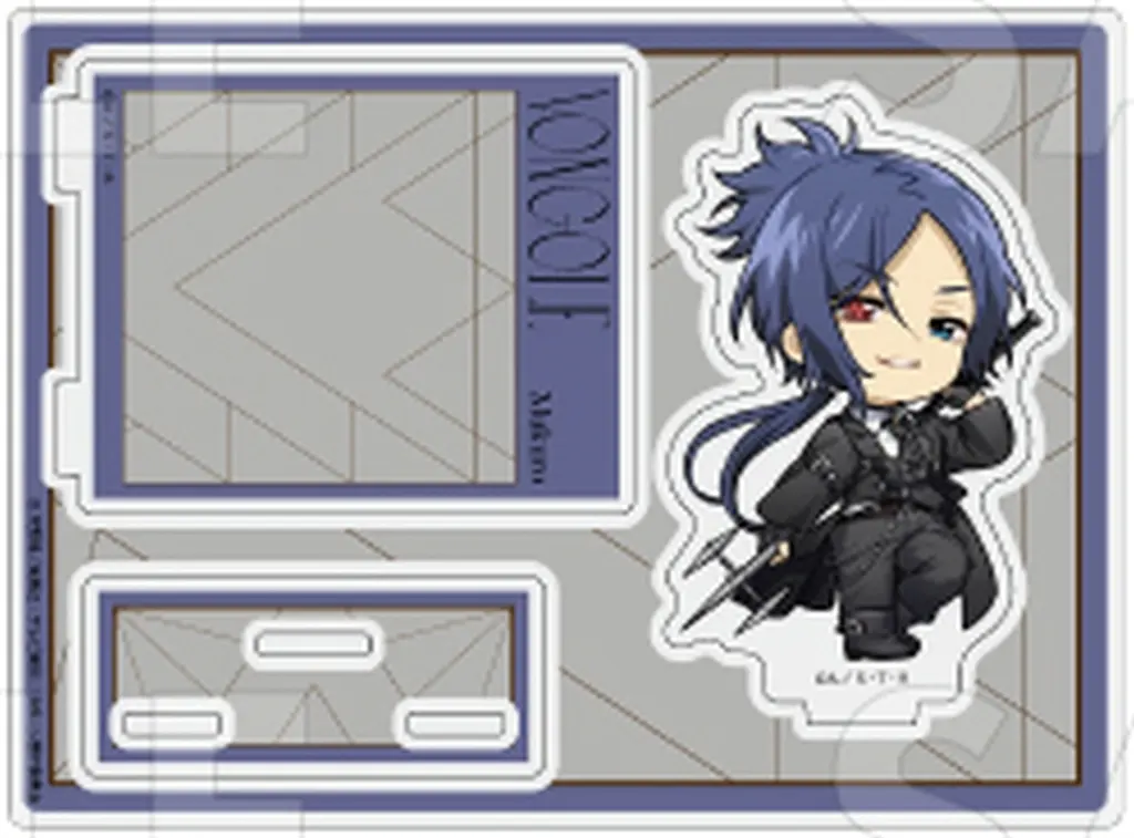 六道骸(10年後) BATTLE MODE BLACK ちびキャラver. アクリルスタンド 「家庭教師ヒットマンREBORN!」_image