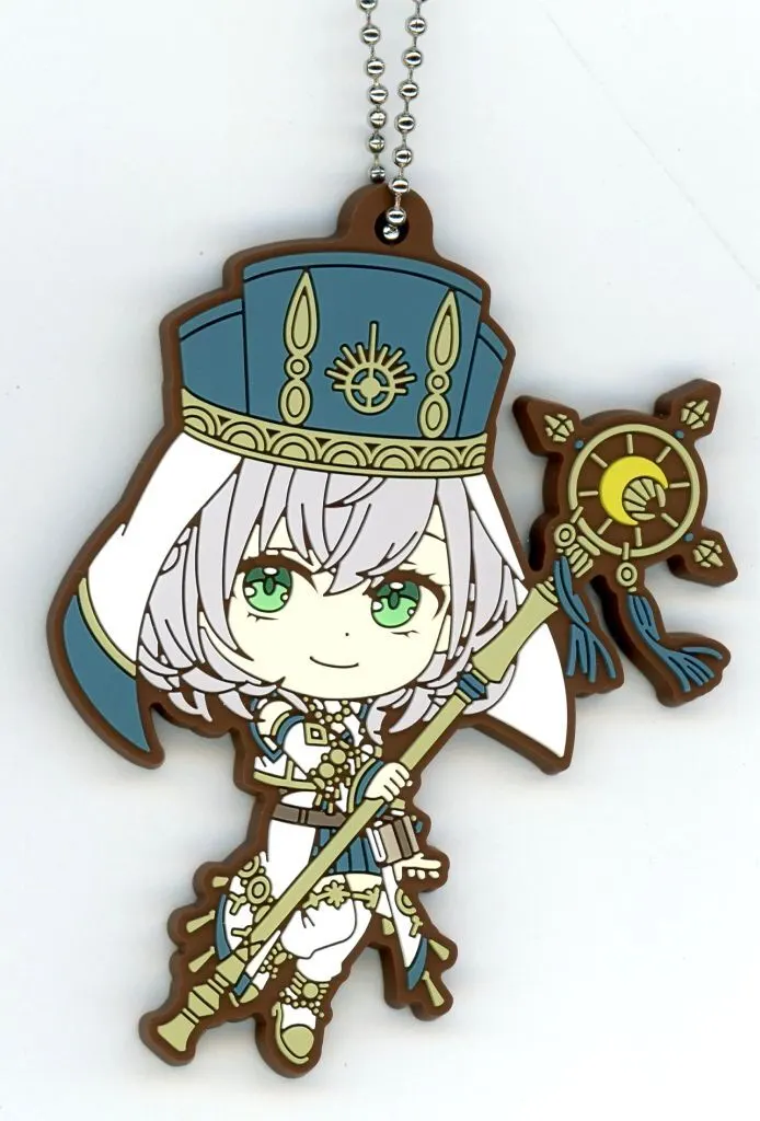 白銀ノエル(きゅんキャライラスト) ラバーチャーム 「一番くじ ホロライブ ～RPG Style～」 ラバーチャーム賞
