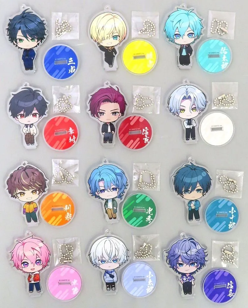 全12種セット 「戦国 A LIVE ちびキャラトレーディングアクリルスタンド」