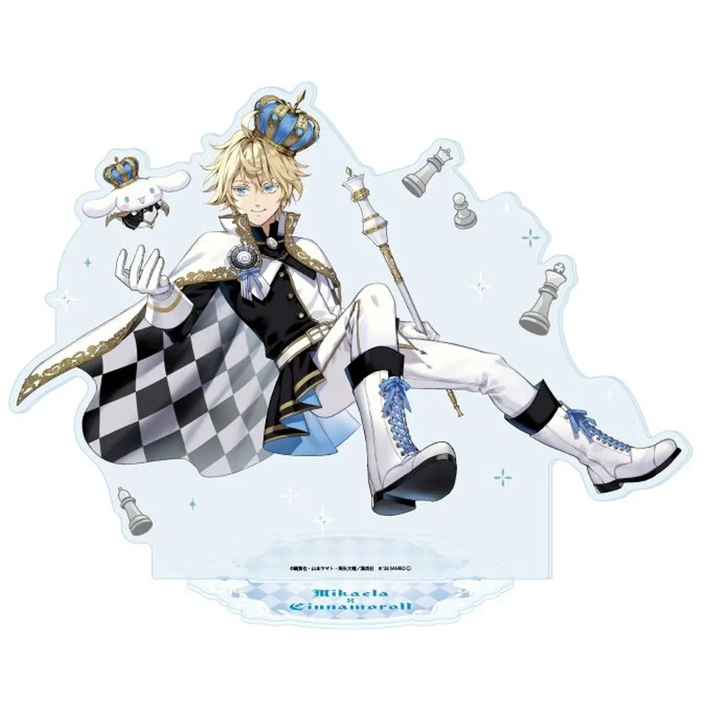 02.百夜ミカエラ×シナモロール(コラボイラスト) BIGアクリルスタンド 「終わりのセラフ×サンリオキャラクターズ」_image