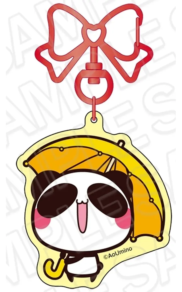 あーちゃん(あめのひ) ホログラムアクリル 「あおぱんだ」