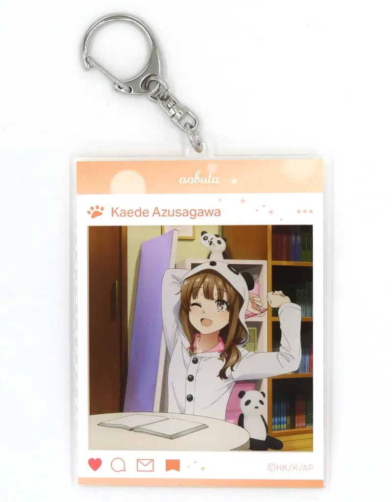 梓川かえで 「青春ブタ野郎はディアフレンドの夢を見ない POP UP SHOP SNS風ランダムアクリルチャーム」
