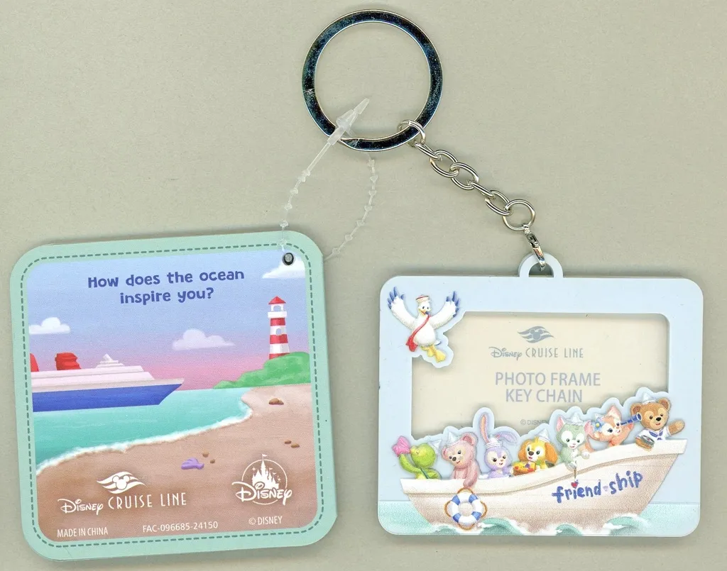 集合 Disney Cruise Line フォトフレームキーチェーン 「Duffy and Friends-ダッフィー＆フレンズ-」 ディズニーストア限定