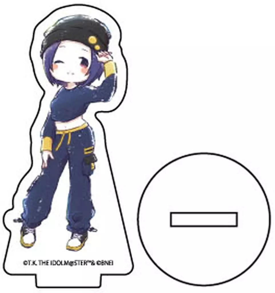 三浦あずさ 「アイドルマスター アクリルぷちスタンド 01.ストリートver.(グラフアートイラスト)」