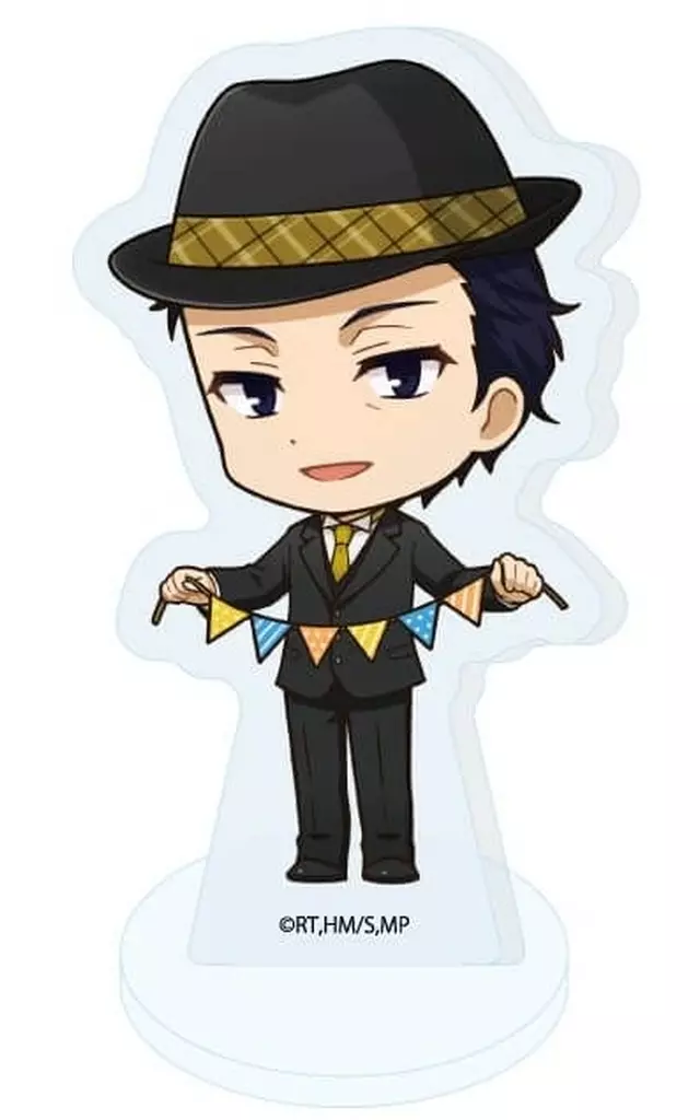 マイクロフト・ホームズ 「憂国のモリアーティ アクリルぷちスタンド 08.お祝いver.(ミニキャライラスト)」_image