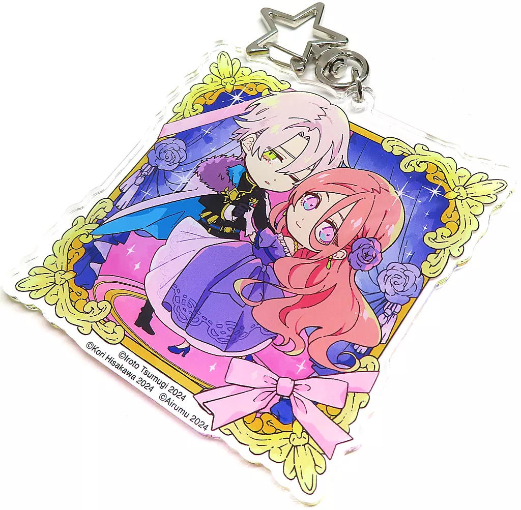 紬いろとイラスト 描き下ろしアクリル 「コミックス 拝啓見知らぬ旦那様、離婚していただきます 3巻 アニメイト限定セット」 同梱特典