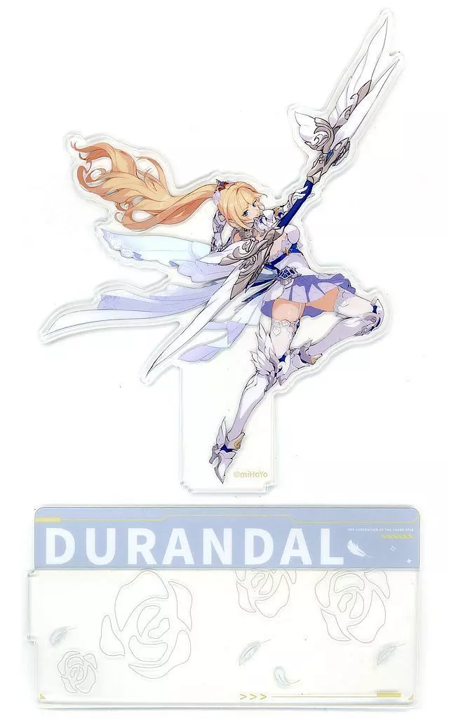 アクリルスタンド・アクリルパネル　デュランダル 十字星の約束Ver. アクリルスタンド 「崩壊3rd デュランダル 十字星の約束Ver. 塗装済み完成品」 購入特典Second-hand