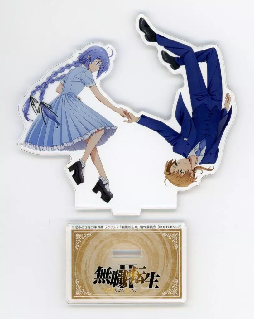 ルーデウス＆ロキシー 描き下ろしアクリルスタンド 「Blu-ray 無職転生II ～異世界行ったら本気だす～」 アニメイト全巻購入特典_image