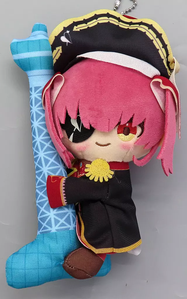 宝鐘マリン ボールチェーン付きタワー抱きぬいぐるみ 「バーチャルYouTuber ホロライブ 宝鐘マリン×横浜マリンタワー コラボレーション」