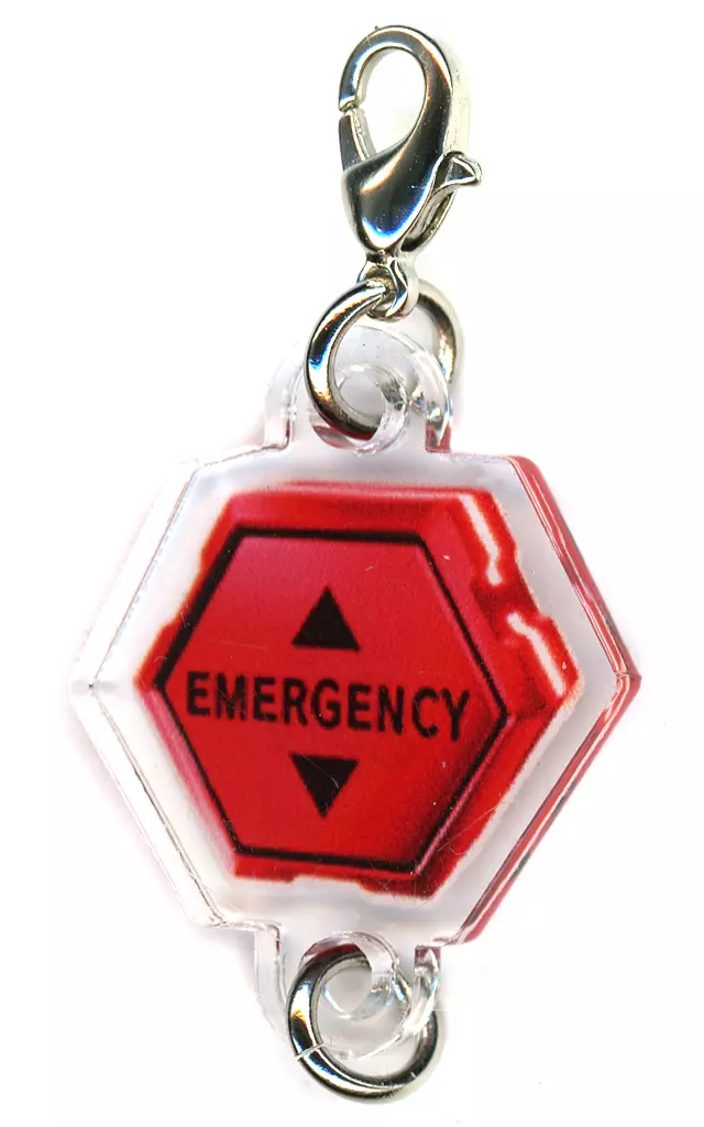 EMERGENCY(赤) 「エヴァンゲリオン つながるアクリルチャームコレクション」